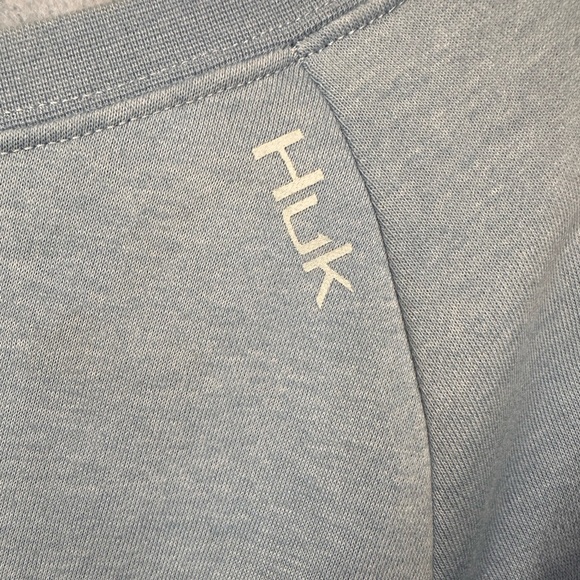 HUK Folly Crew Fleece Long-Sleeve Pullover for Ladies - Dusk Blue - M - Picture 8 of 8